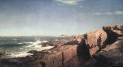 William Stanley Haseltine Rocks at Nahant oil painting on canvas